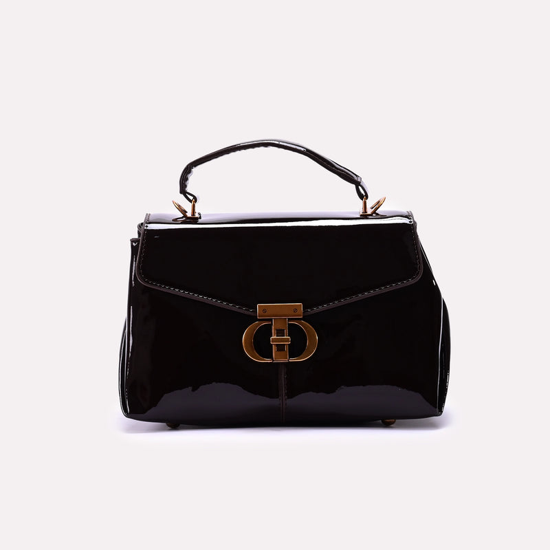 Casual Hand Bag Dark Brown 0322213