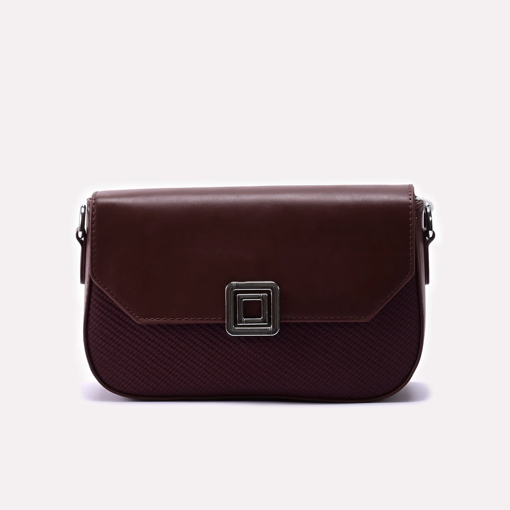 Casual Hand Bag Dark Brown 0322296