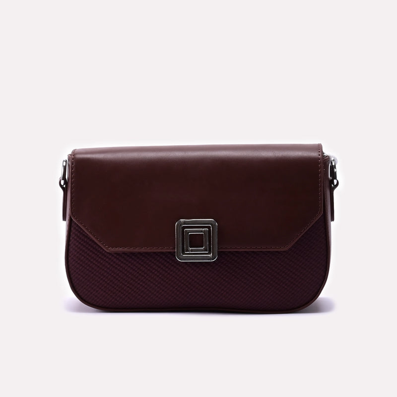Casual Hand Bag Dark Brown 0322296