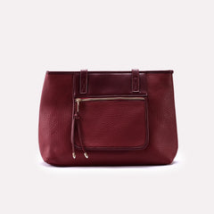 Casual Shoulder Bags Maroon 0331740