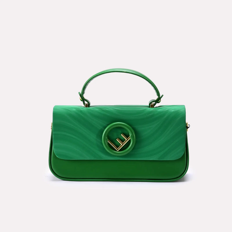 Casual Hand Bag Green 0322156