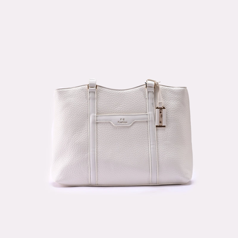 Casual Shoulder Bag White 0331739