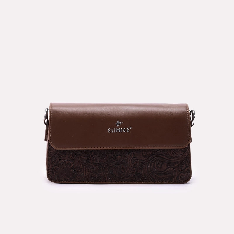 Casual Hand Bags Brown 0322045