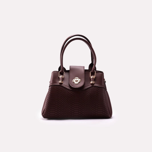 Casual Shoulder Bags Dark Brown 0331526