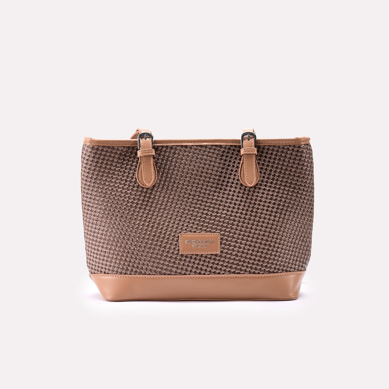 Casual Shoulder Bag Light Brown 0331741