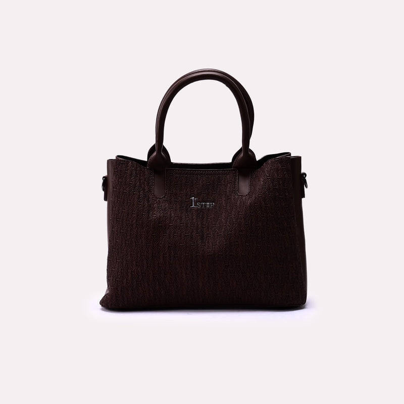 Casual Shoulder Bag Brown 0331757