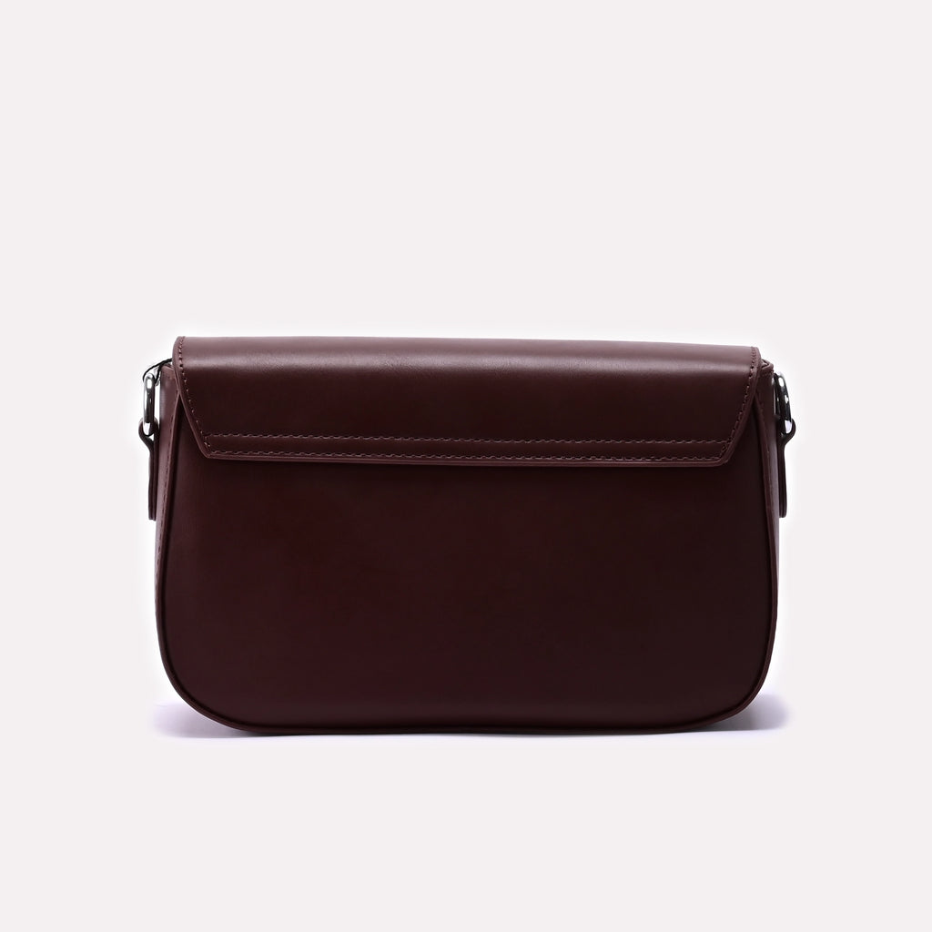 Casual Hand Bag Dark Brown 0322296