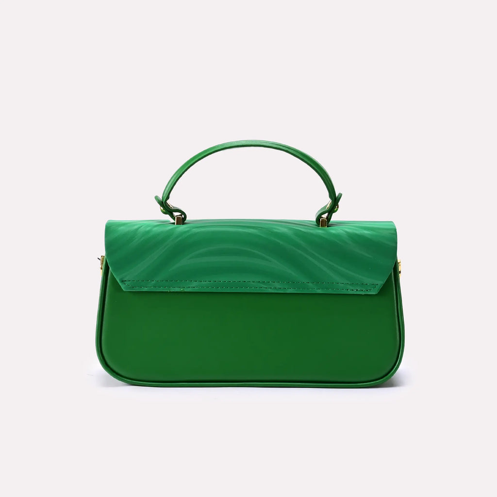 Casual Hand Bags Green 0322156