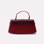 Casual Hand Bags Maroon 0322159