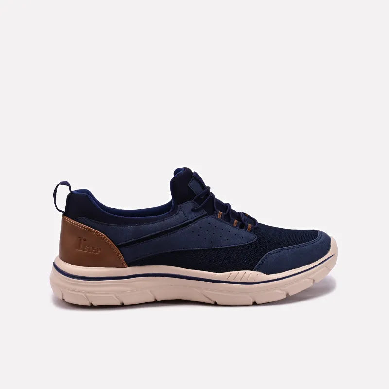 Blue Casual Sneakers Mens 0120571