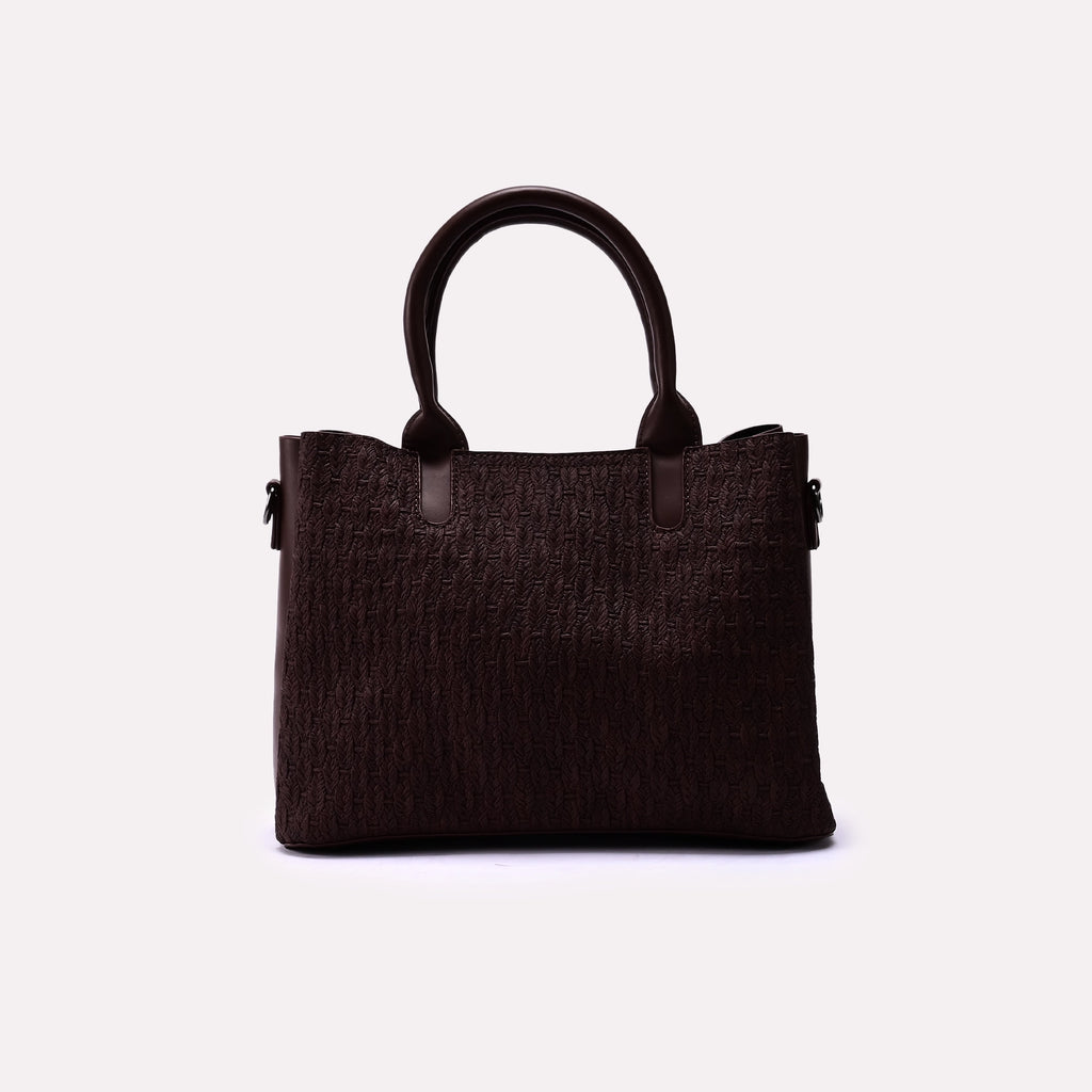 Casual Shoulder Bag Brown 0331757