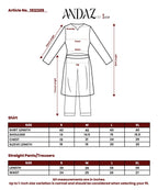 Orlina Pattern – 3 Piece Stitched Viscose Linen Suit 1512309