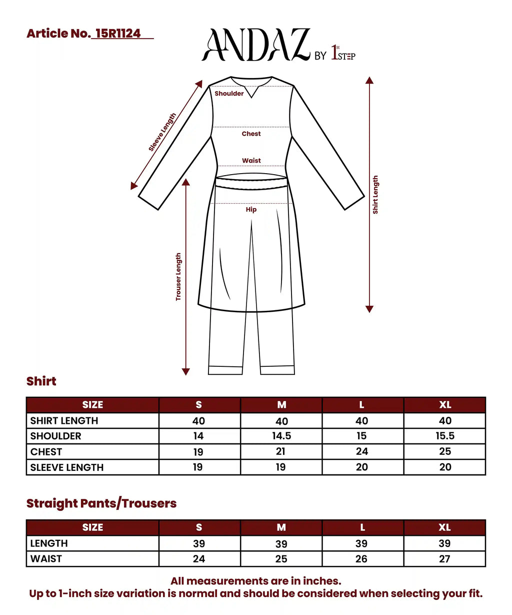 Serenya - 3 Piece Stitched Lawn Suit 15R1124