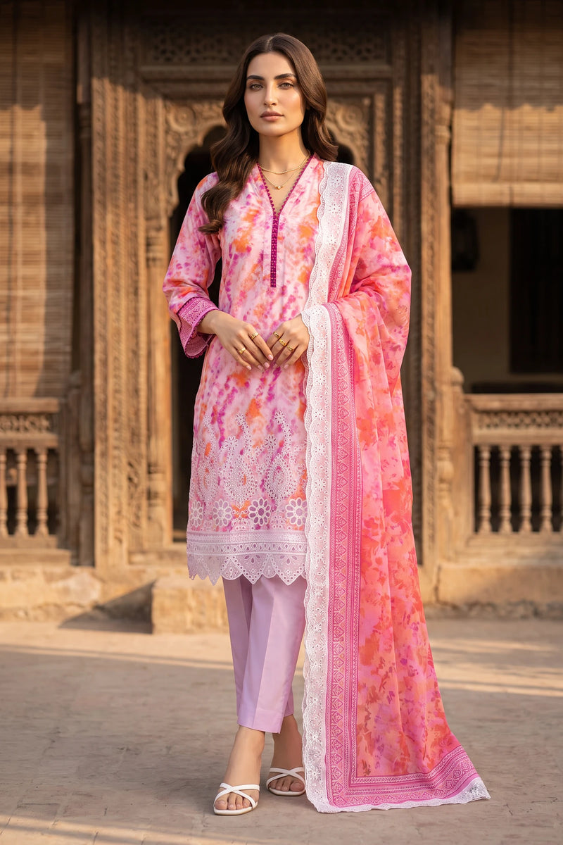 Marielle – 3 Piece Stitched Lawn Suit 15R1144