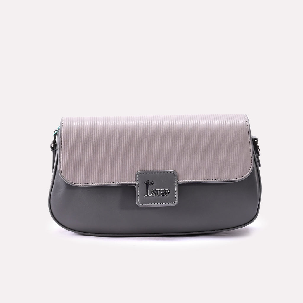 Casual Hand Bags Gray 0322183