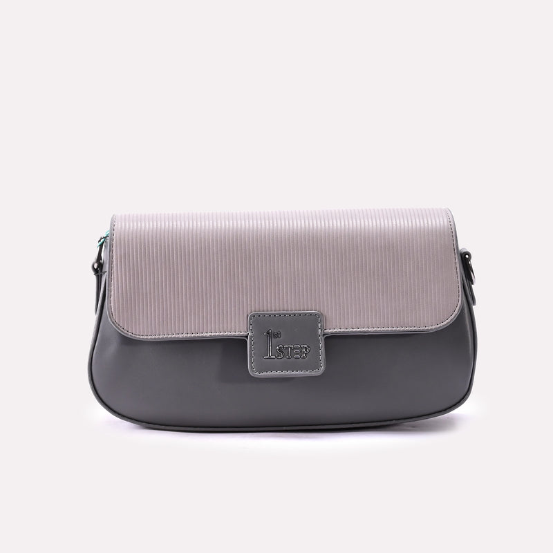 Casual Hand Bag Gray 0322183