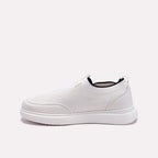 White Mens Slip On Sneakers 0120608