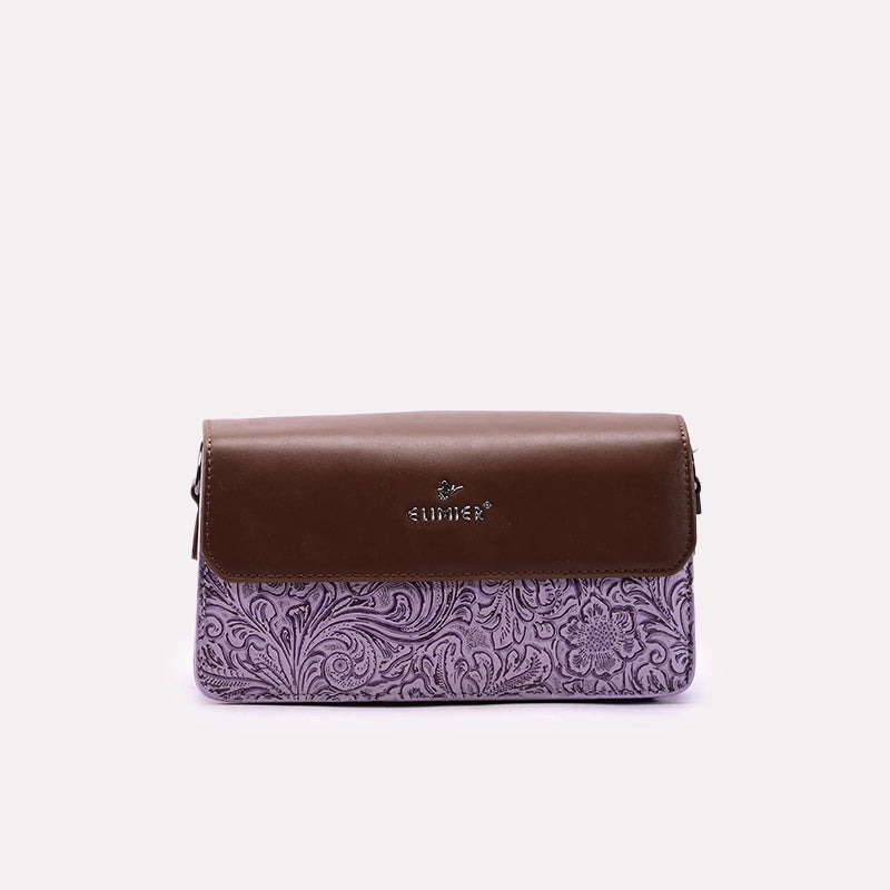 Casual Hand Bags Purple 0322045