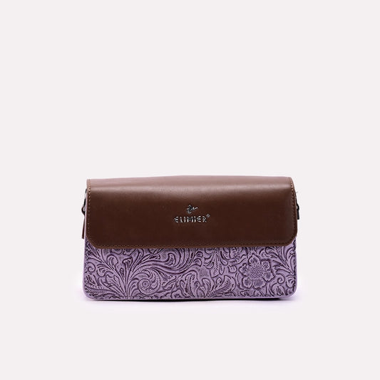 Casual Hand Bags Purple 0322045