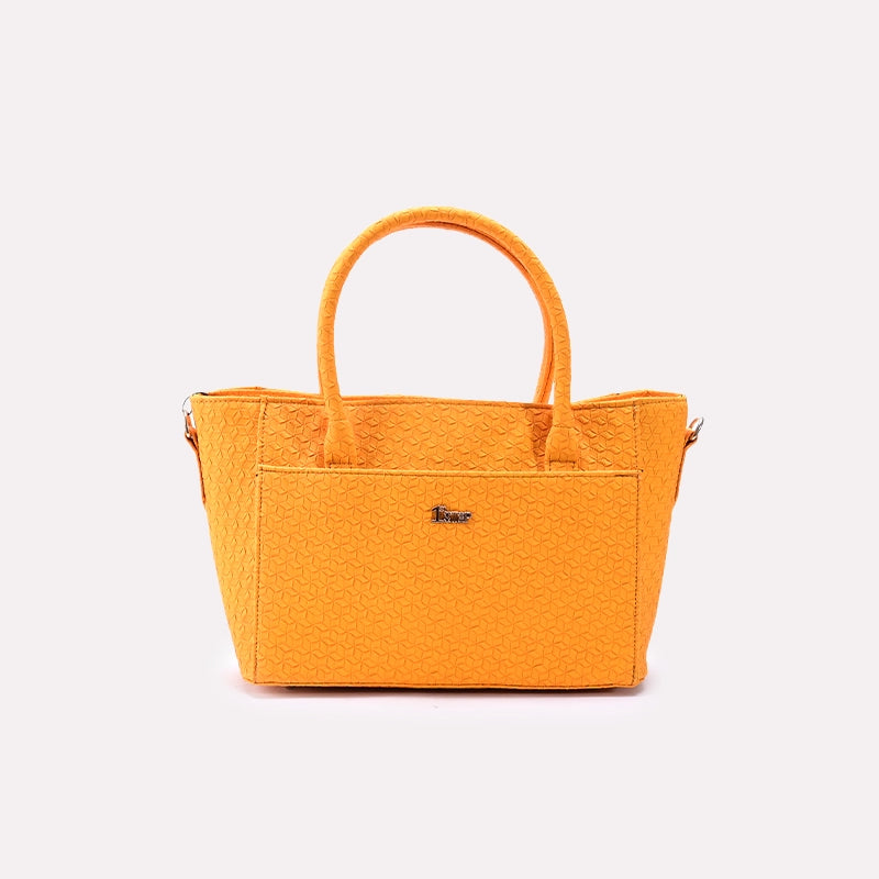 Yellow Casual Shoulder Bag 0331464