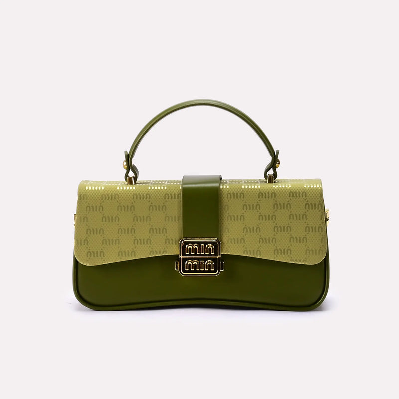 Casual Hand Bag Green 0322155