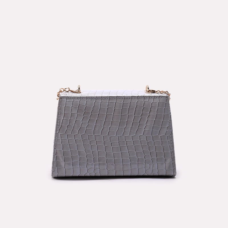 Casual Hand Bags Gray 0322056