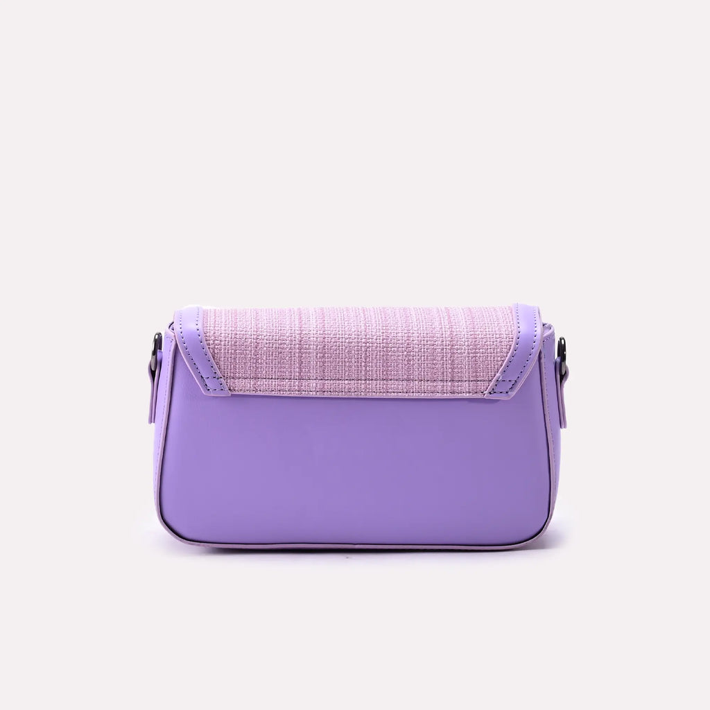 Casual Hand Bags Purple 0322116