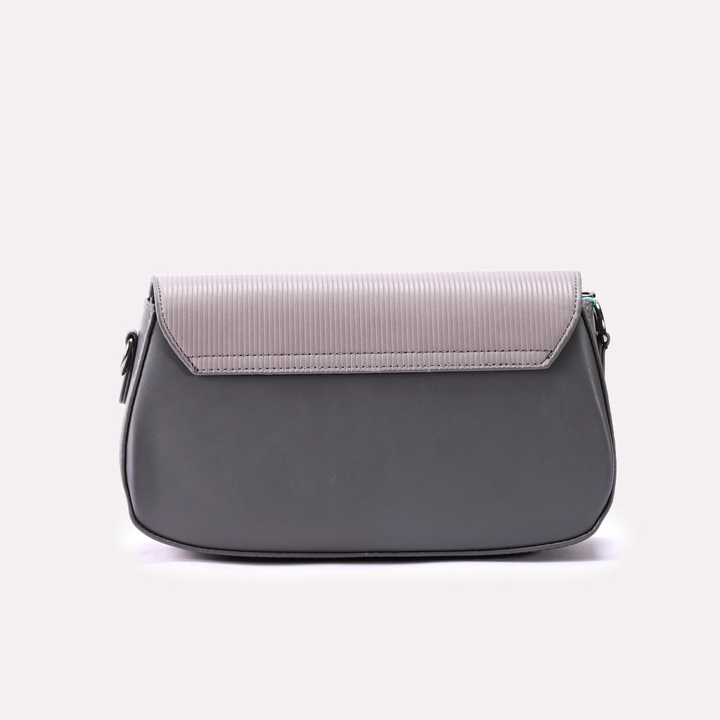 Casual Hand Bags Gray 0322183