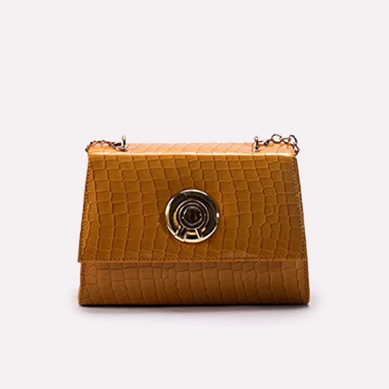 Casual Hand Bags Yellow 0322055