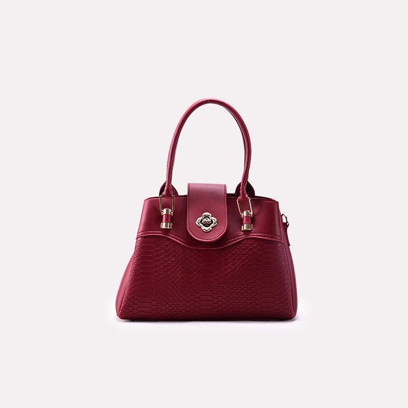Casual Shoulder Bags Maroon 0331526