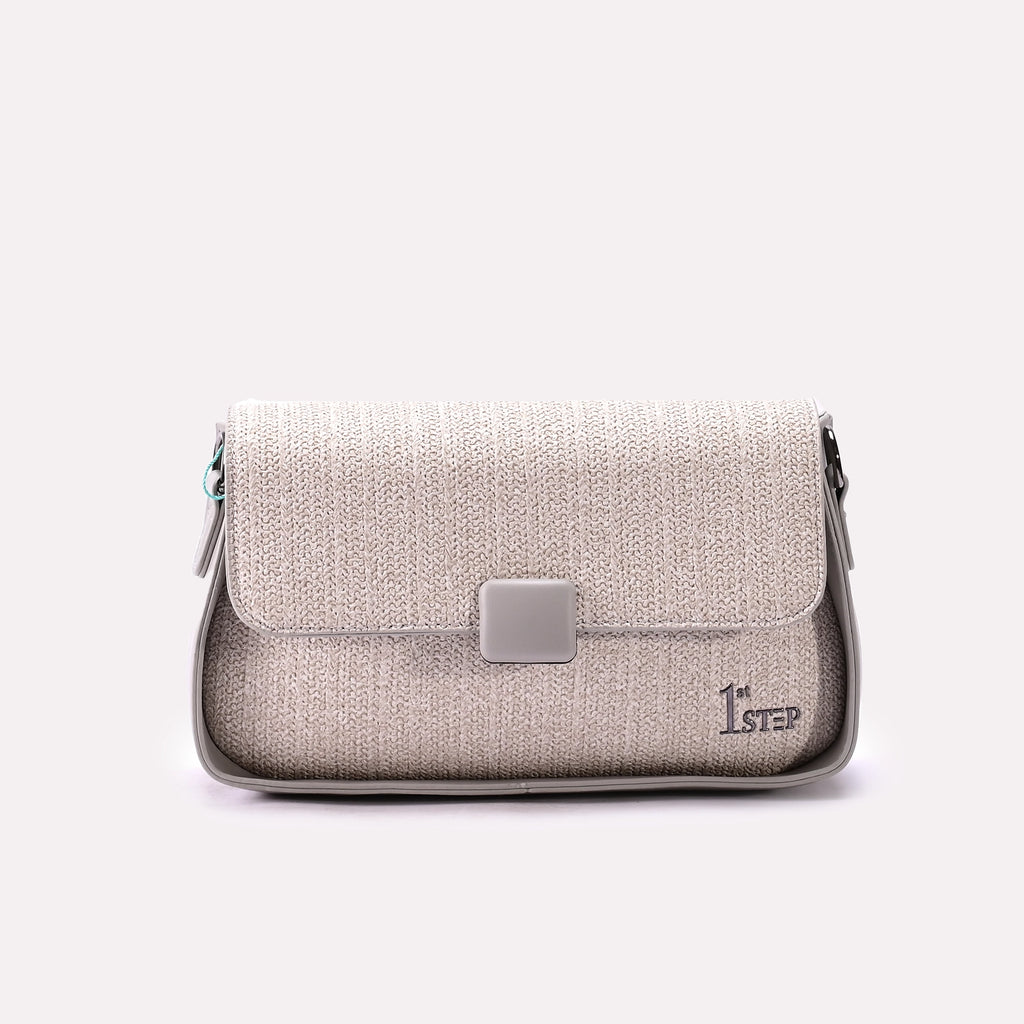 Casual Hand Bags Light Gray 0322186