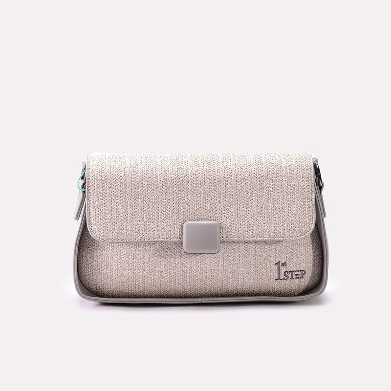 Casual Hand Bag Light Gray 0322186