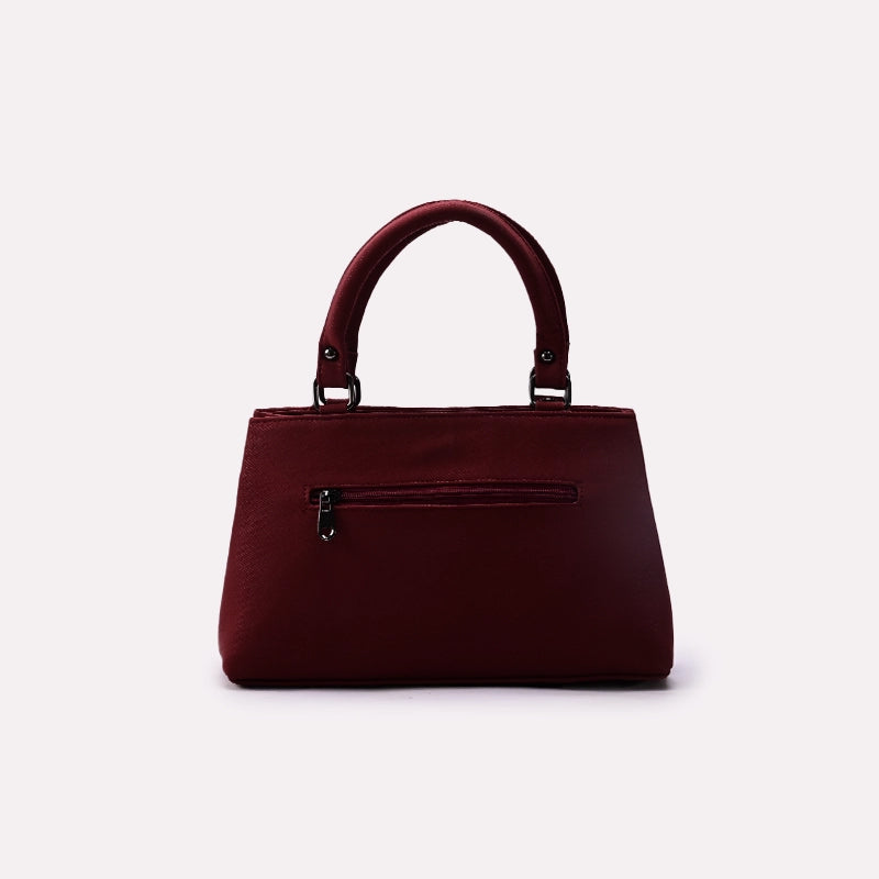 Casual Shoulder Bags Maroon 0331430