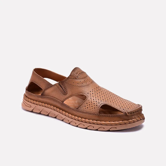 Khaki Roman Sandals For Men