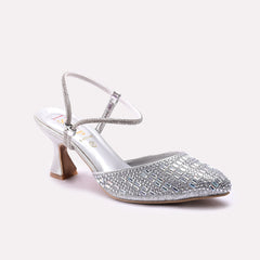 Bridal Court Shoes Silver 0450146