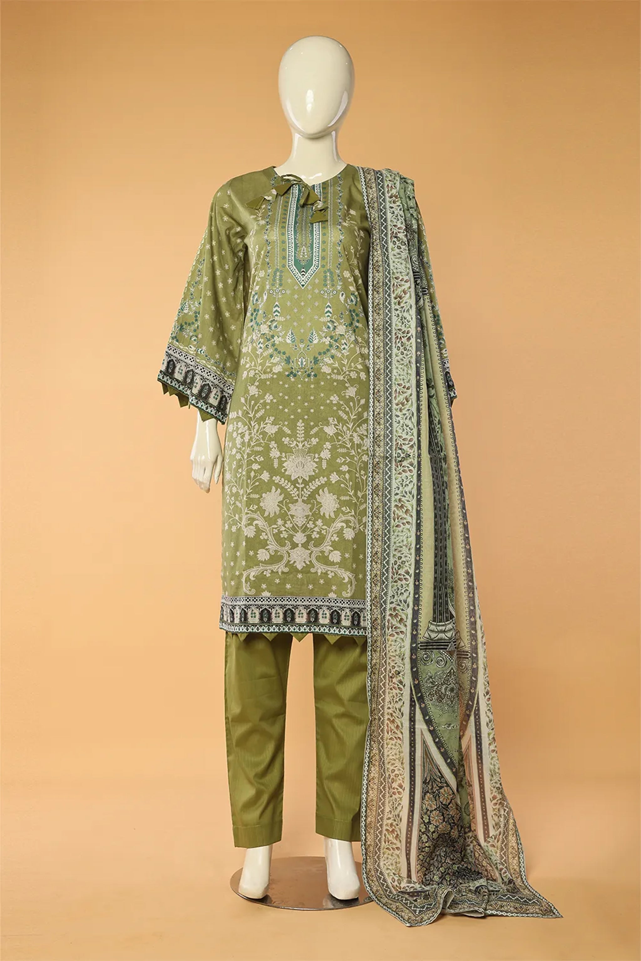 Aurelia - 3 Piece Stitched Lawn Suit 15D0108