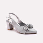 Bridal Court Shoes Silver 0450070