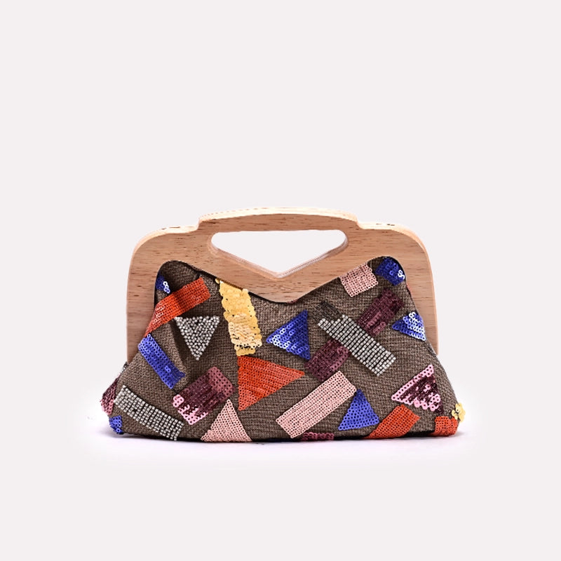 Brown Ladies Casual Clutch 0315789