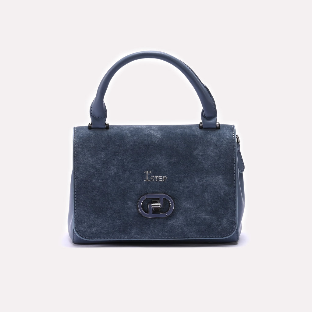Hand Bag Blue 0322333