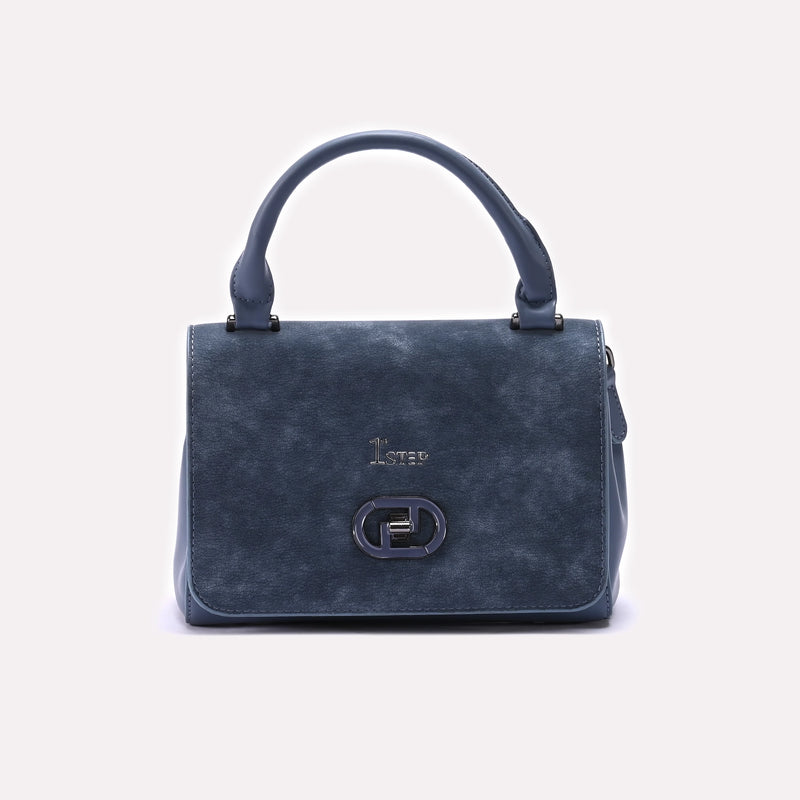 Hand Bag Blue 0322333