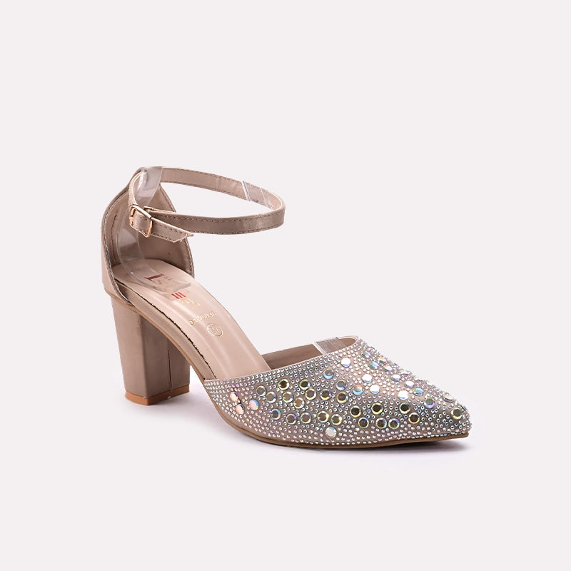 Bridal Court Shoes Fawn 0450046