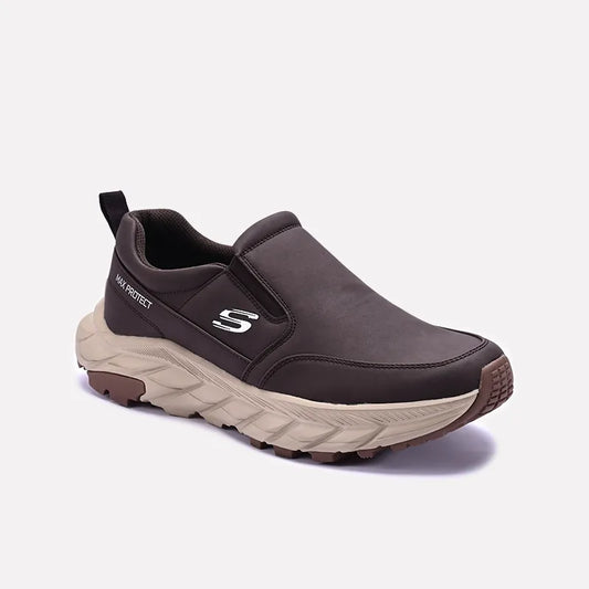 Brown Slip On Casual Sneakers 0120565