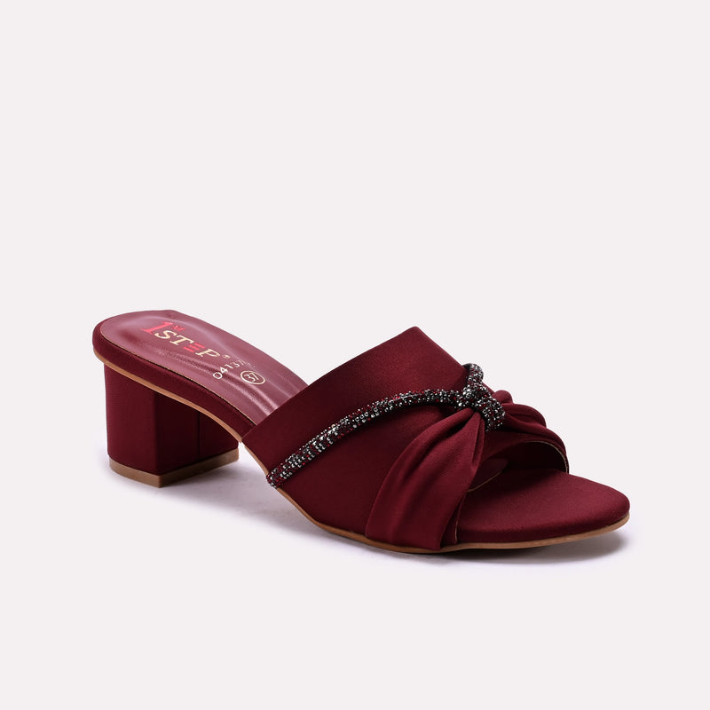 Fancy Slipper Maroon 0413762