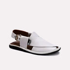 White Kaptan Peshawari Sandal 0140745