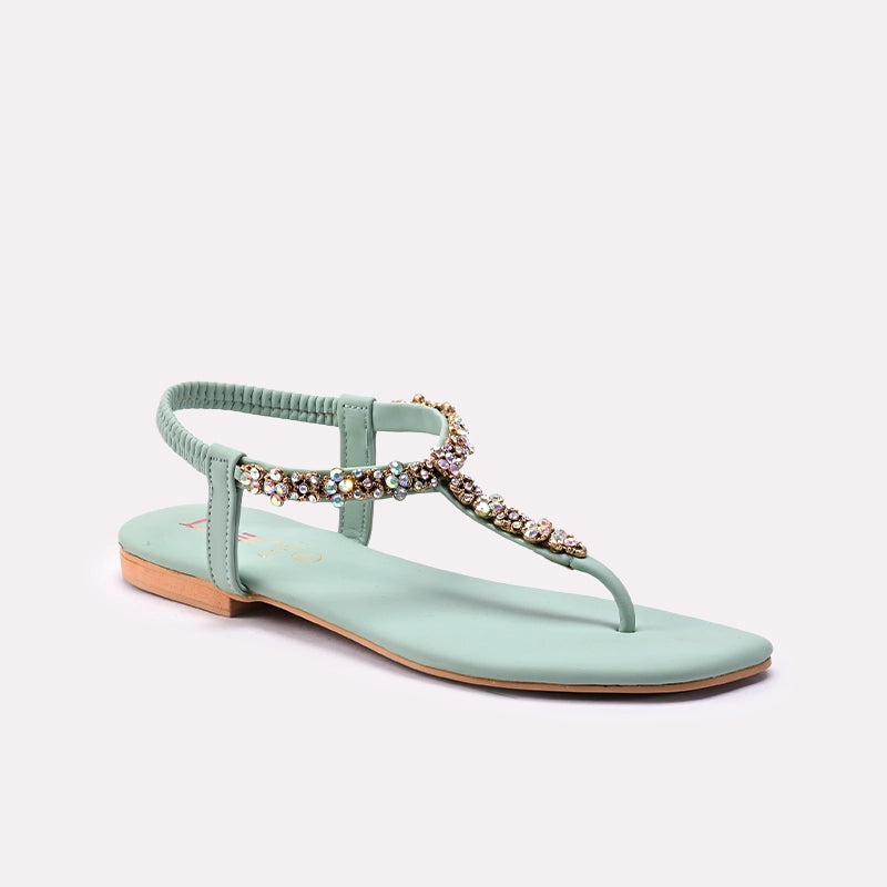 Fancy Sandal Light Green 0421347