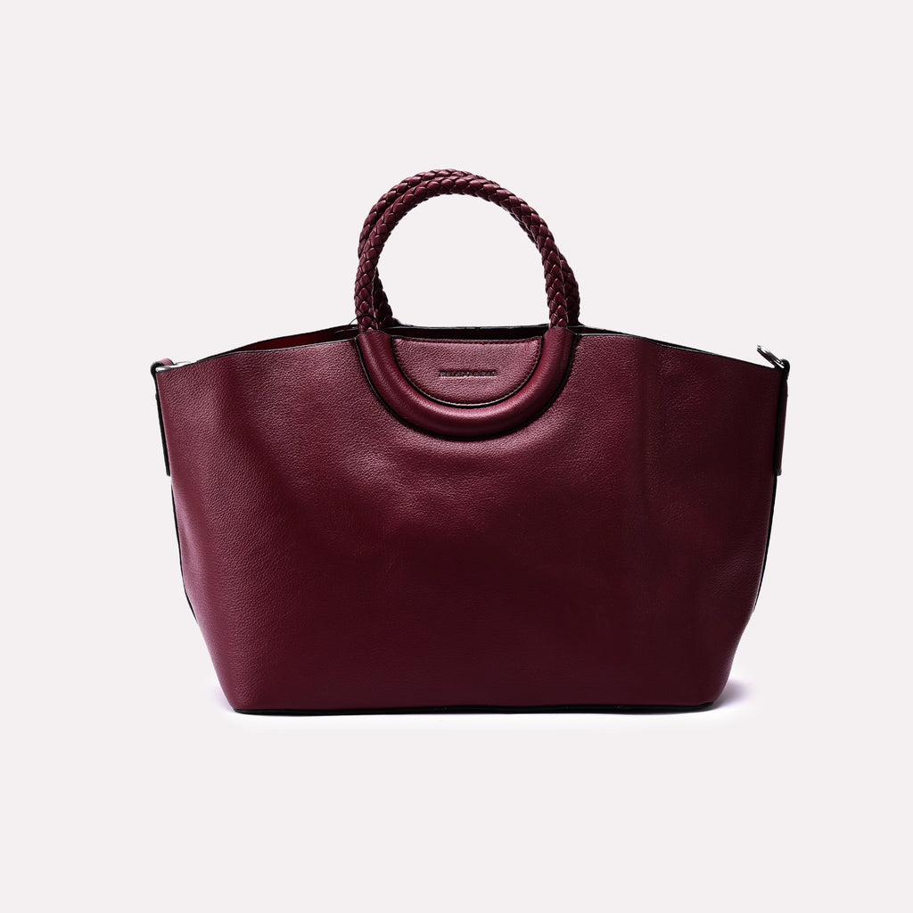Casual Shoulder Bag Maroon 0331768