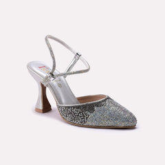 Bridal Court Shoes Silver 0450149