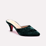 Fancy Court Shoes Green 0450108