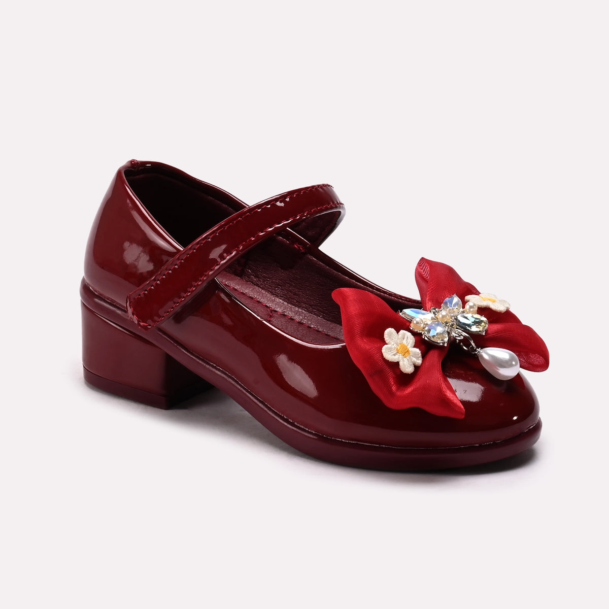 Girl Fancy Pumps Red 0710725