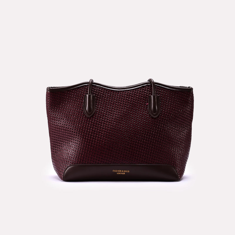 Casual Shoulder Bag Maroon 0331717